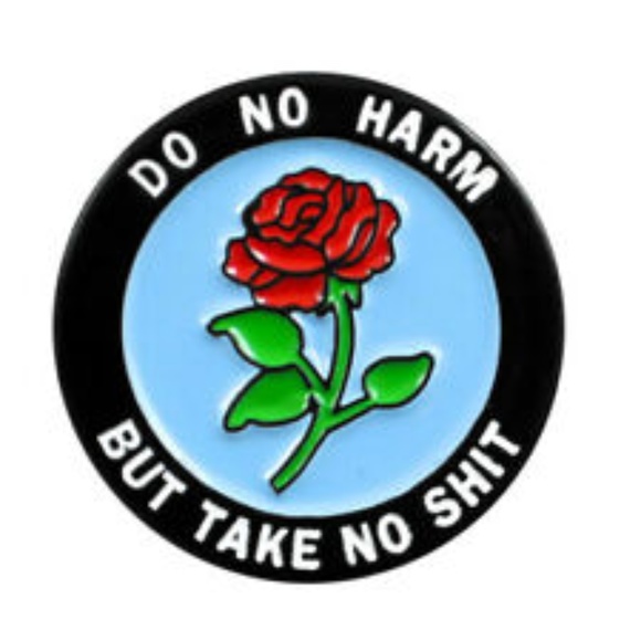 Jewelry - 5/$20 Do No Harm Enamel Pin